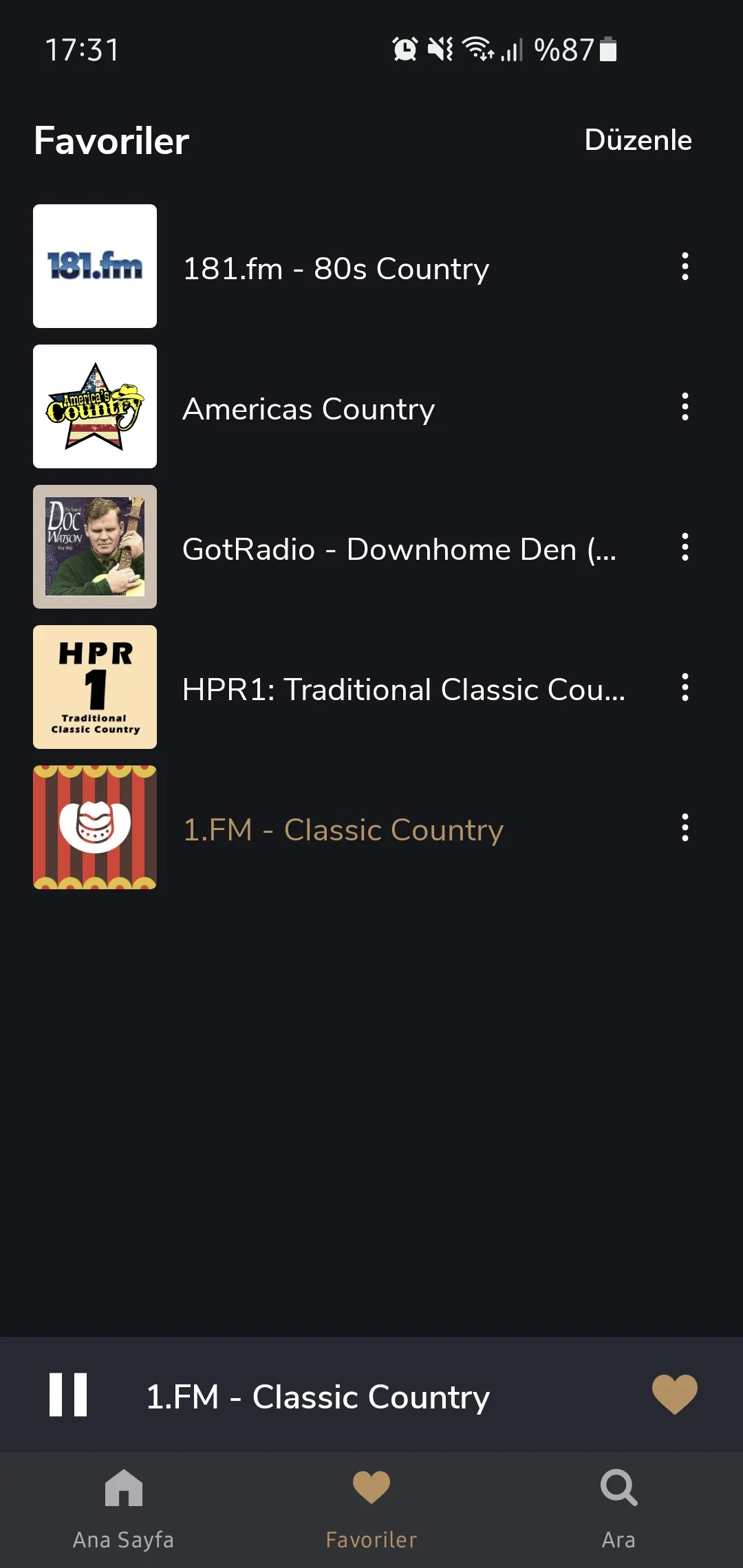 Country Radio | Indus Appstore | Screenshot