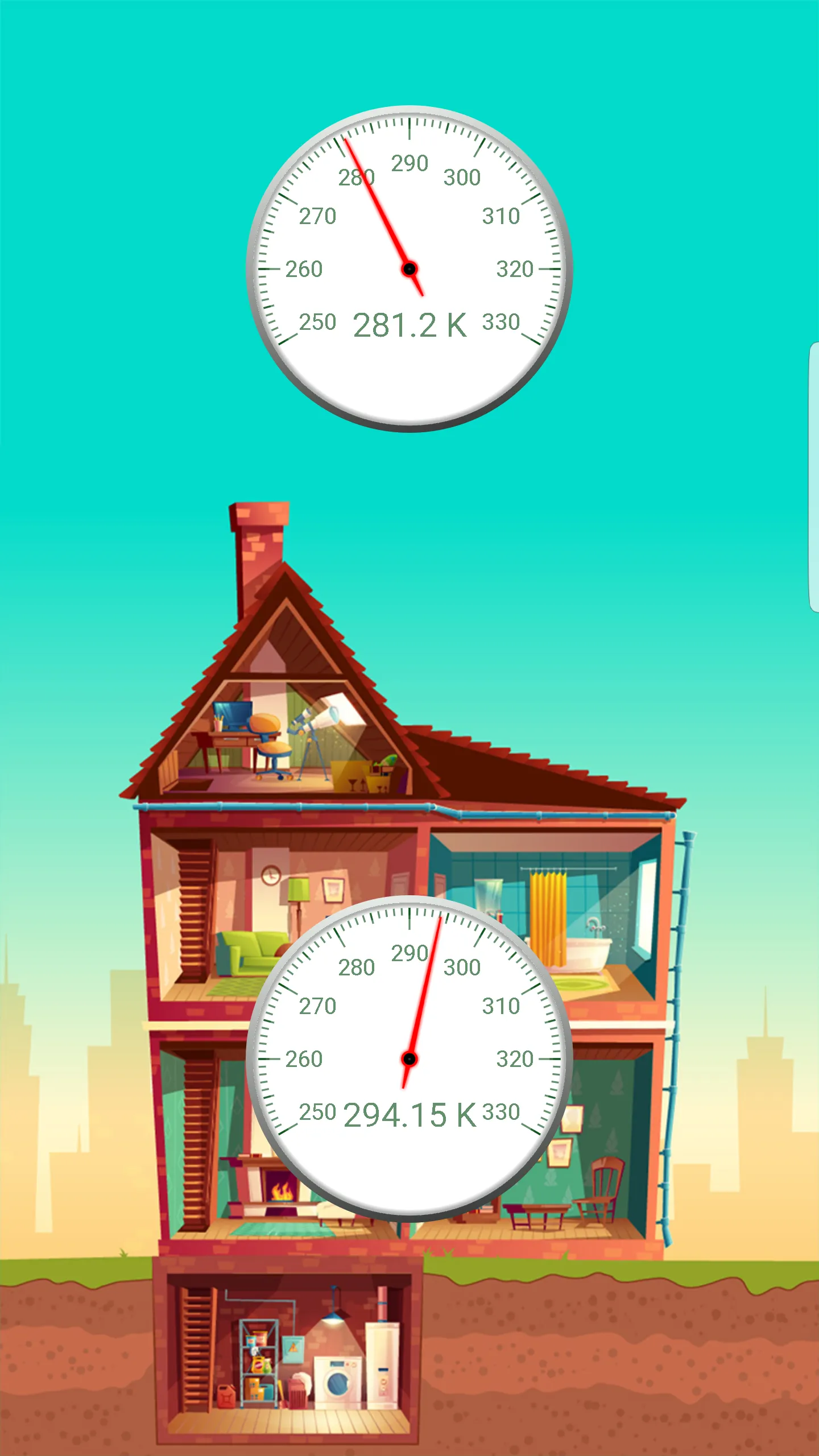 Thermometer for room and outsi | Indus Appstore | Screenshot