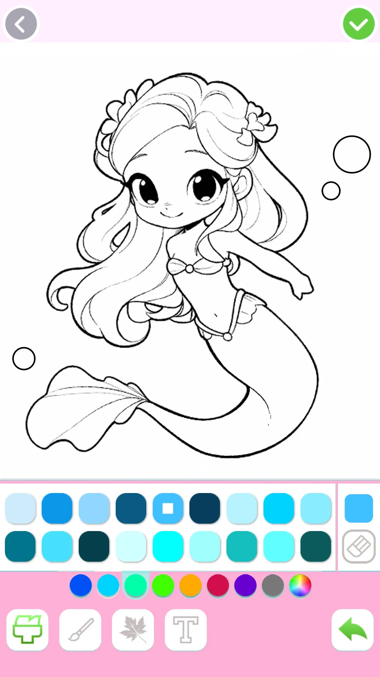 Mermaid Coloring:Mermaid games | Indus Appstore | Screenshot