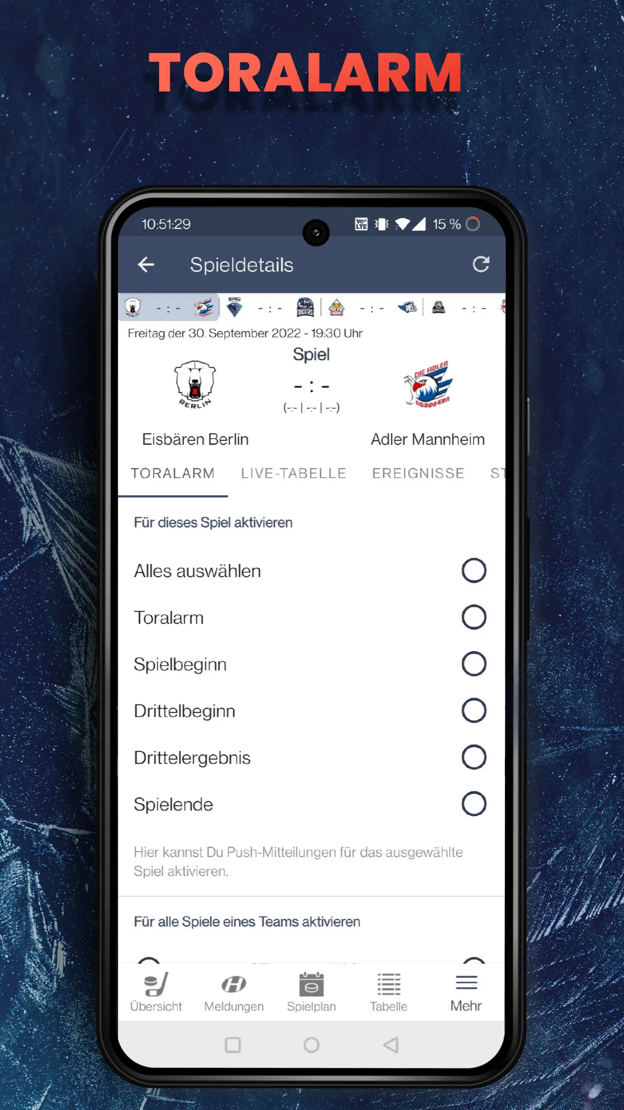 Hockeyweb - die Eishockey App | Indus Appstore | Screenshot