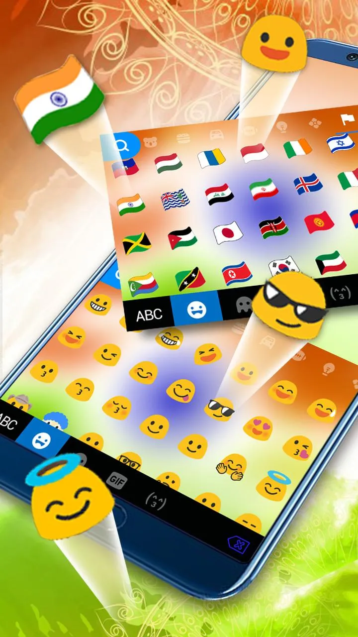 India Flag Keyboard Theme | Indus Appstore | Screenshot