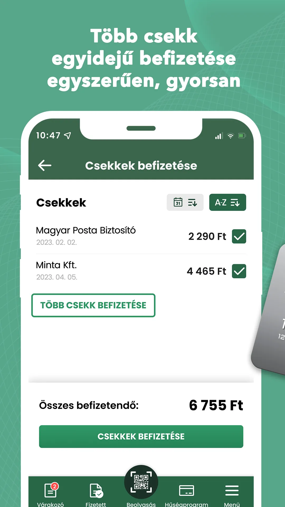 iCsekk mobil fizetés | Indus Appstore | Screenshot