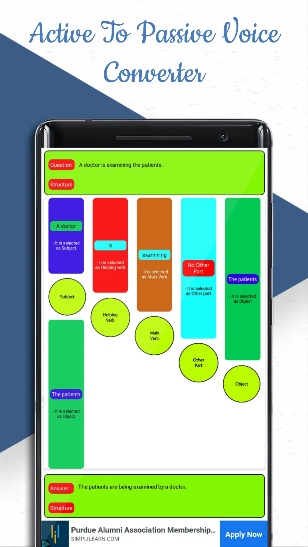 Active to passive voice conver | Indus Appstore | Screenshot