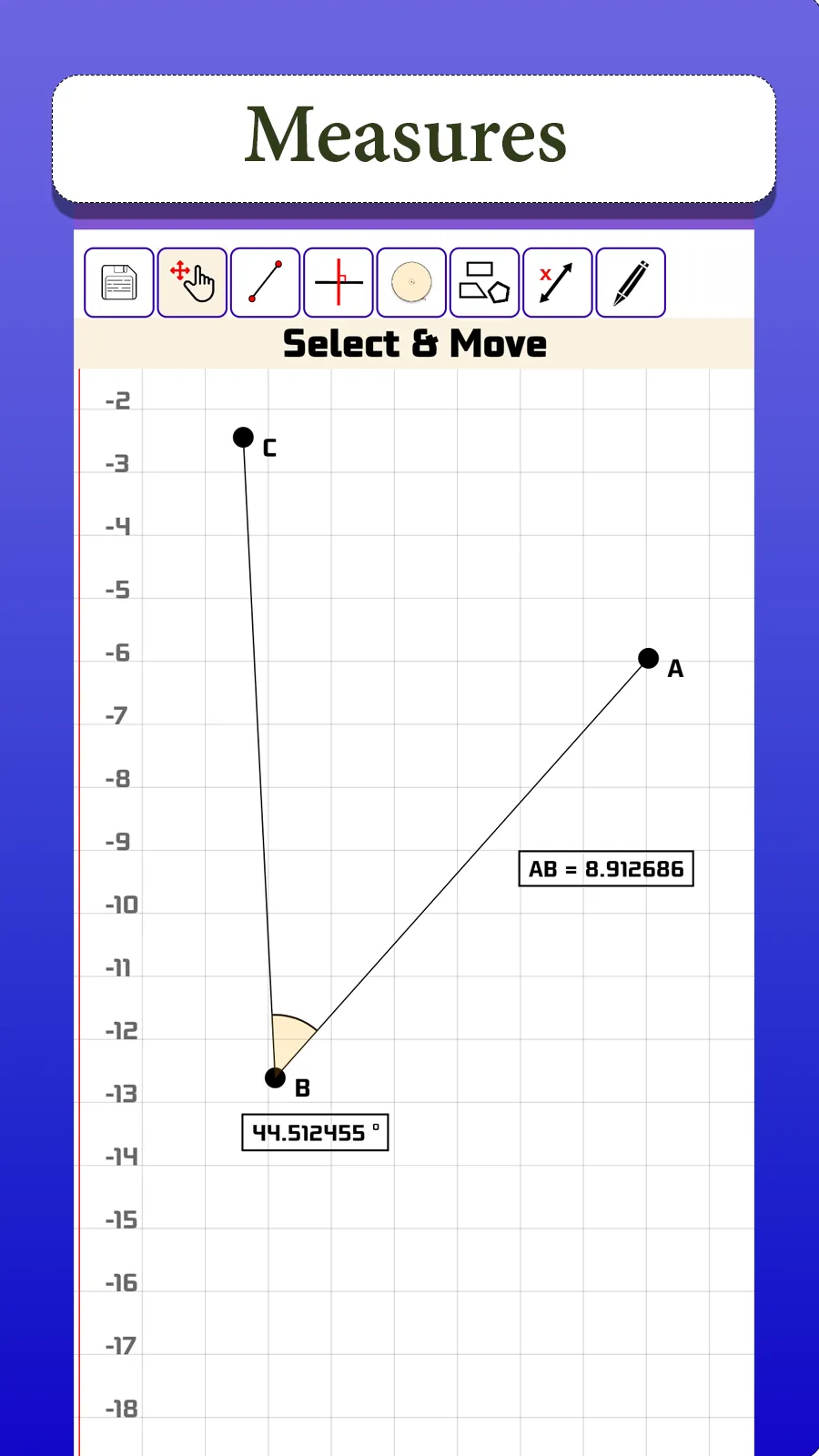 Geometry Drawer with measure | Indus Appstore | Screenshot