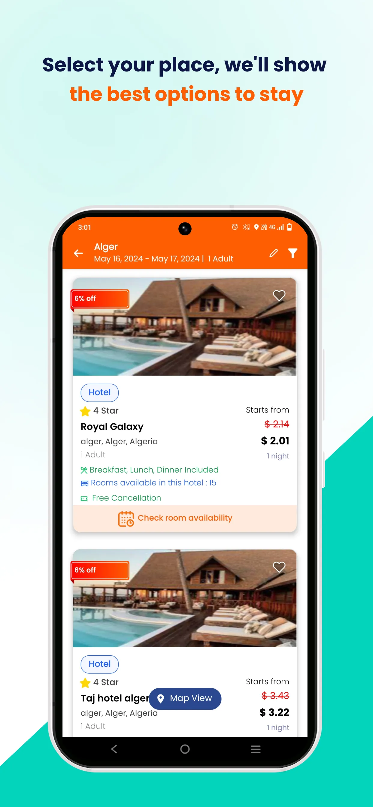 Namlatic Hotel Booking | Indus Appstore | Screenshot