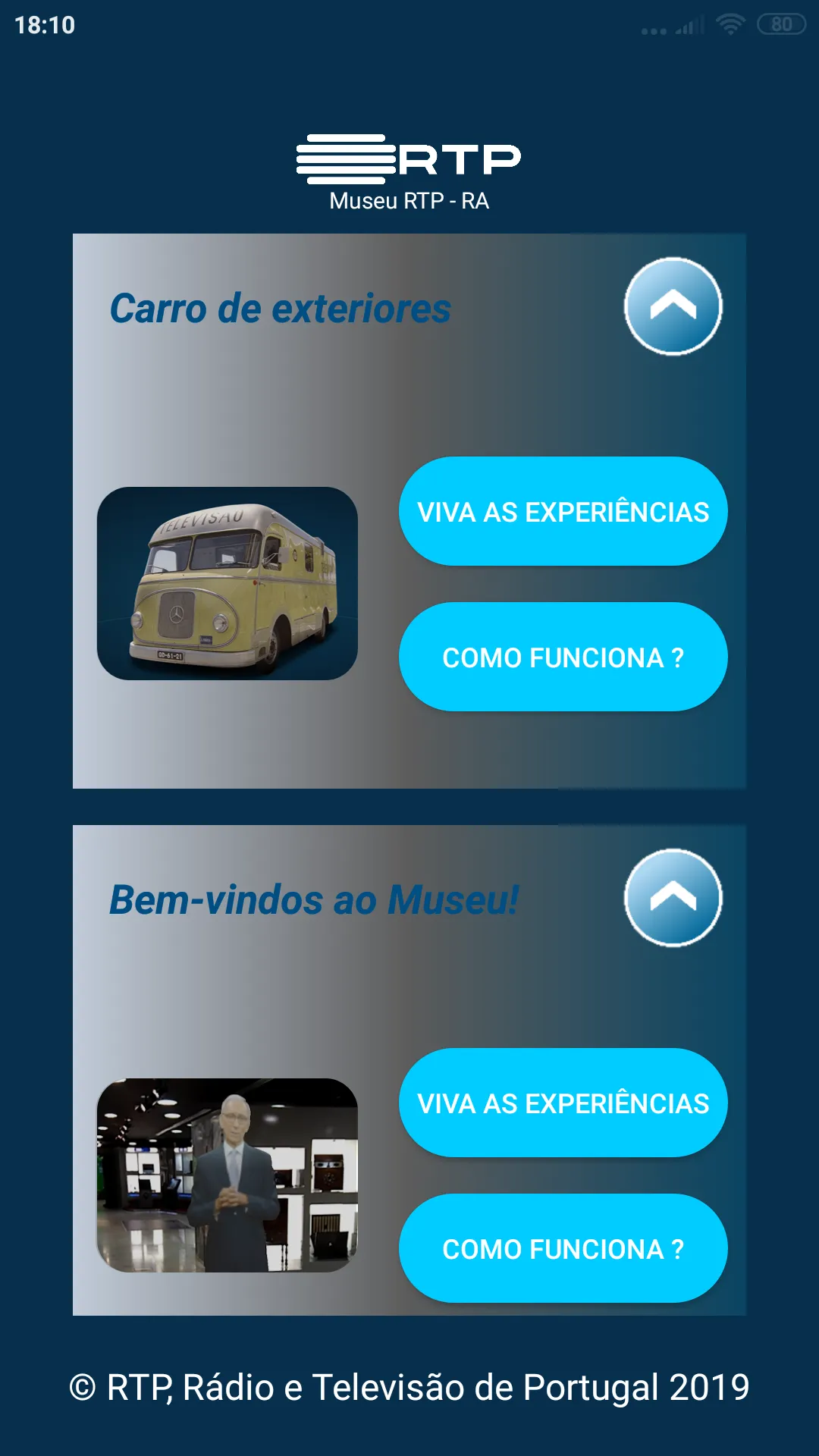 RTP Museu Realidade Aumentada | Indus Appstore | Screenshot