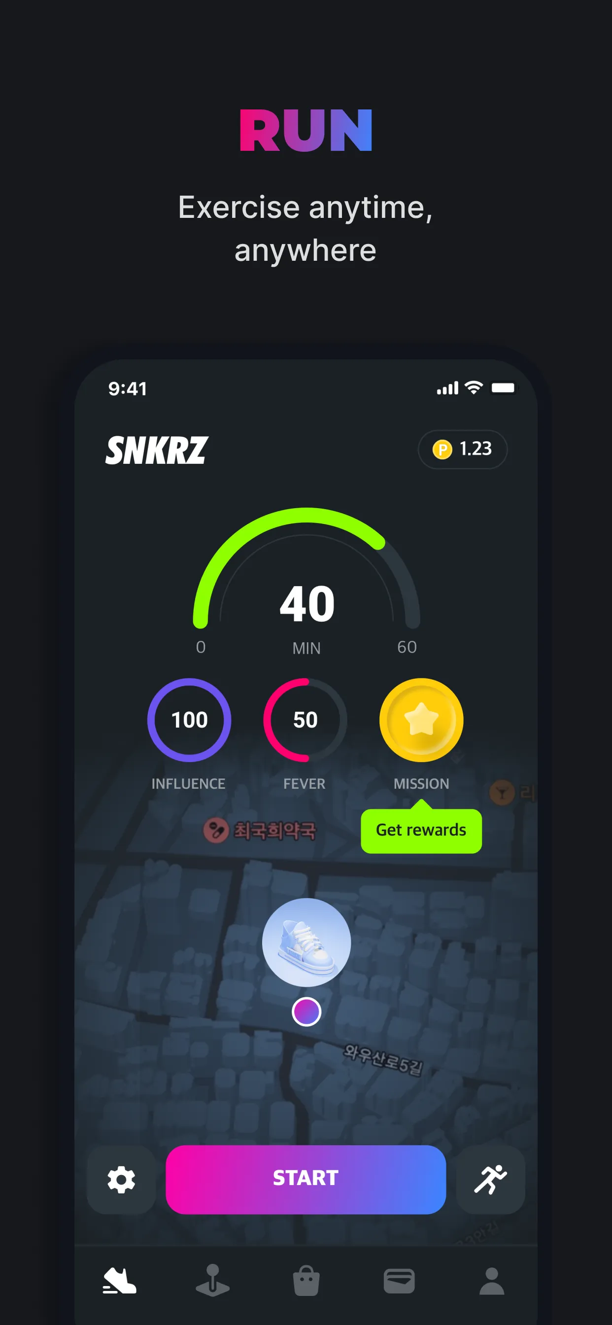 SNKRZ - A fitness rewards app | Indus Appstore | Screenshot