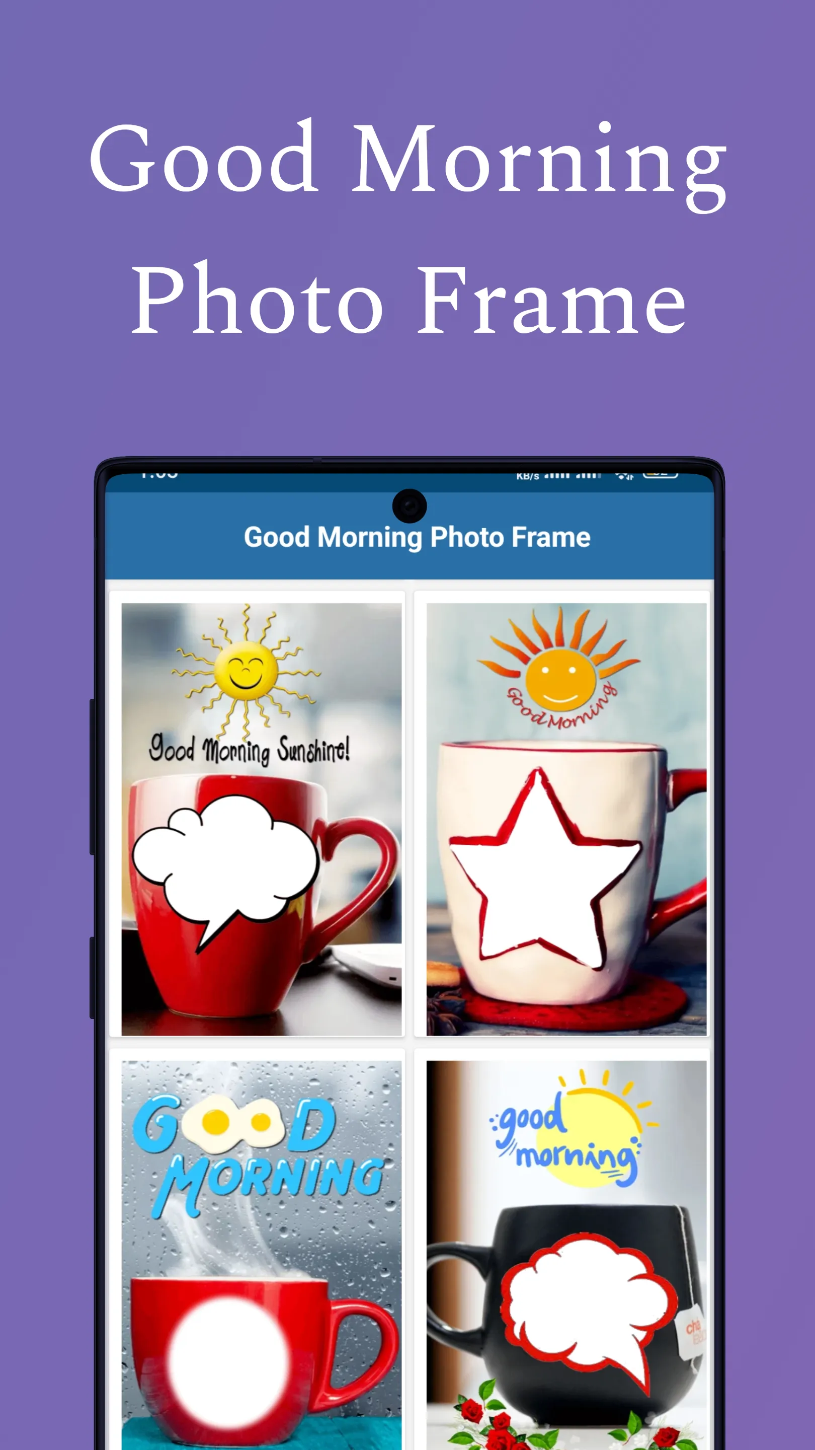 Good Morning Photo Frame | Indus Appstore | Screenshot