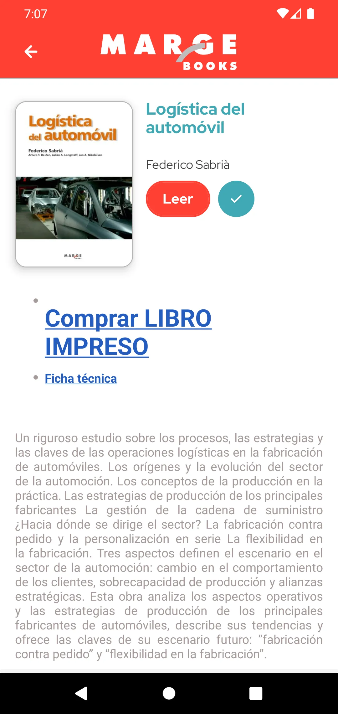 Biblioteca Digital Marge Books | Indus Appstore | Screenshot