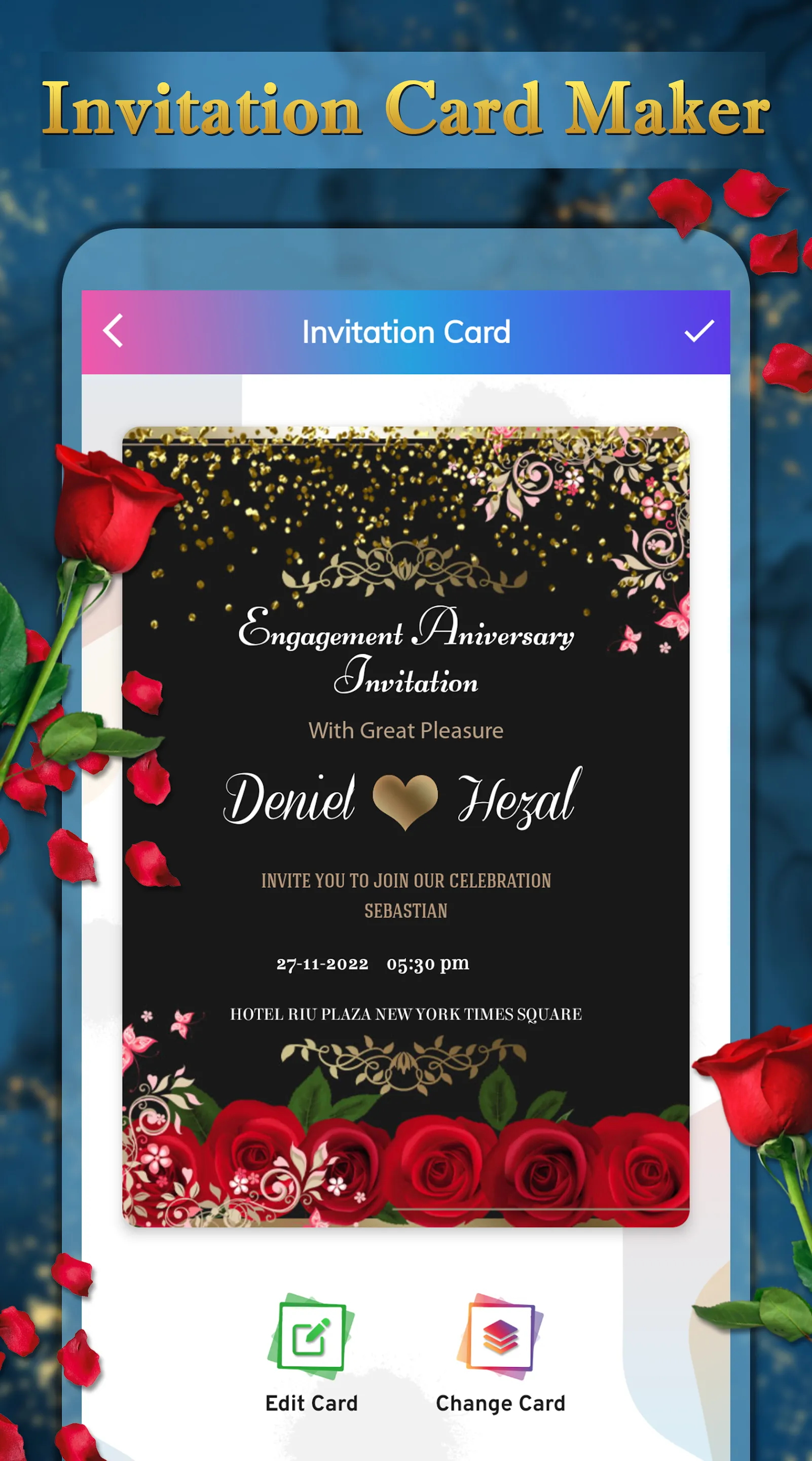 Invitation Card Maker - RSVP | Indus Appstore | Screenshot