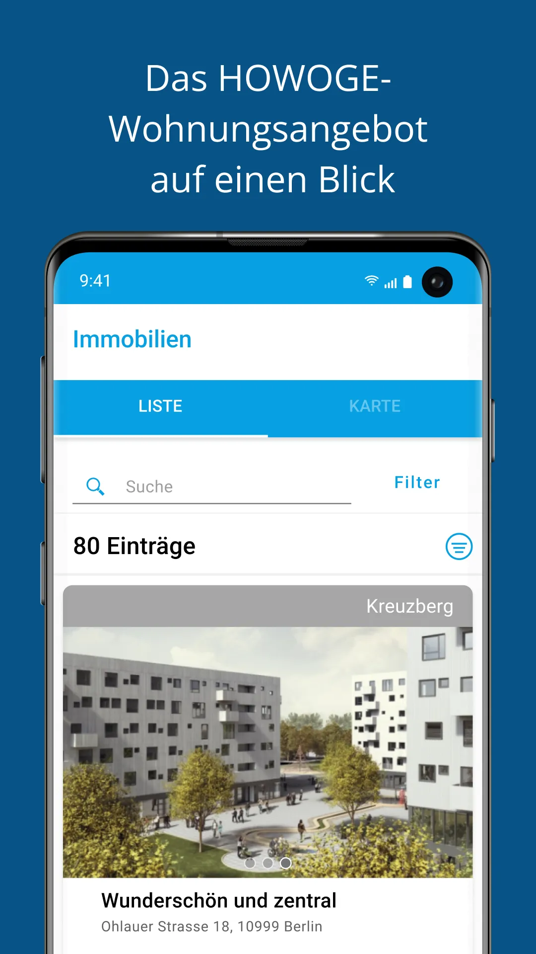 HOWOGE Wohnungssuche | Indus Appstore | Screenshot