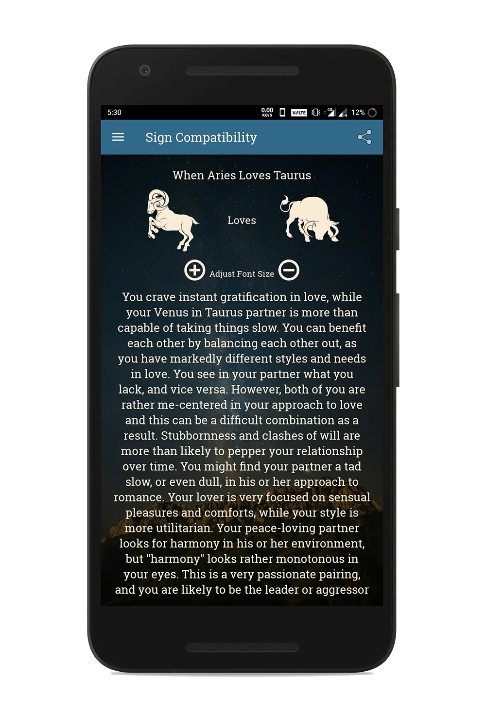 Aries Horoscope | Indus Appstore | Screenshot