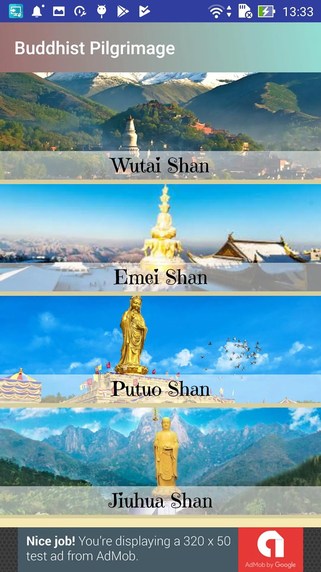 Buddha pilgrimage sites | Indus Appstore | Screenshot