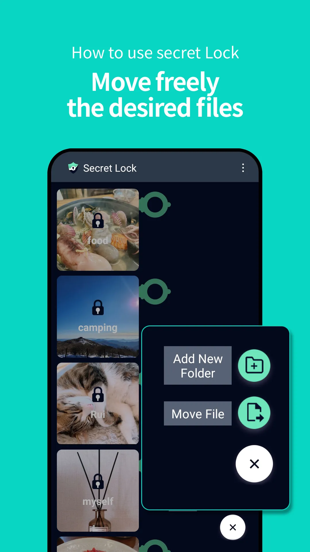 Secret Lock-Hide photo, video | Indus Appstore | Screenshot