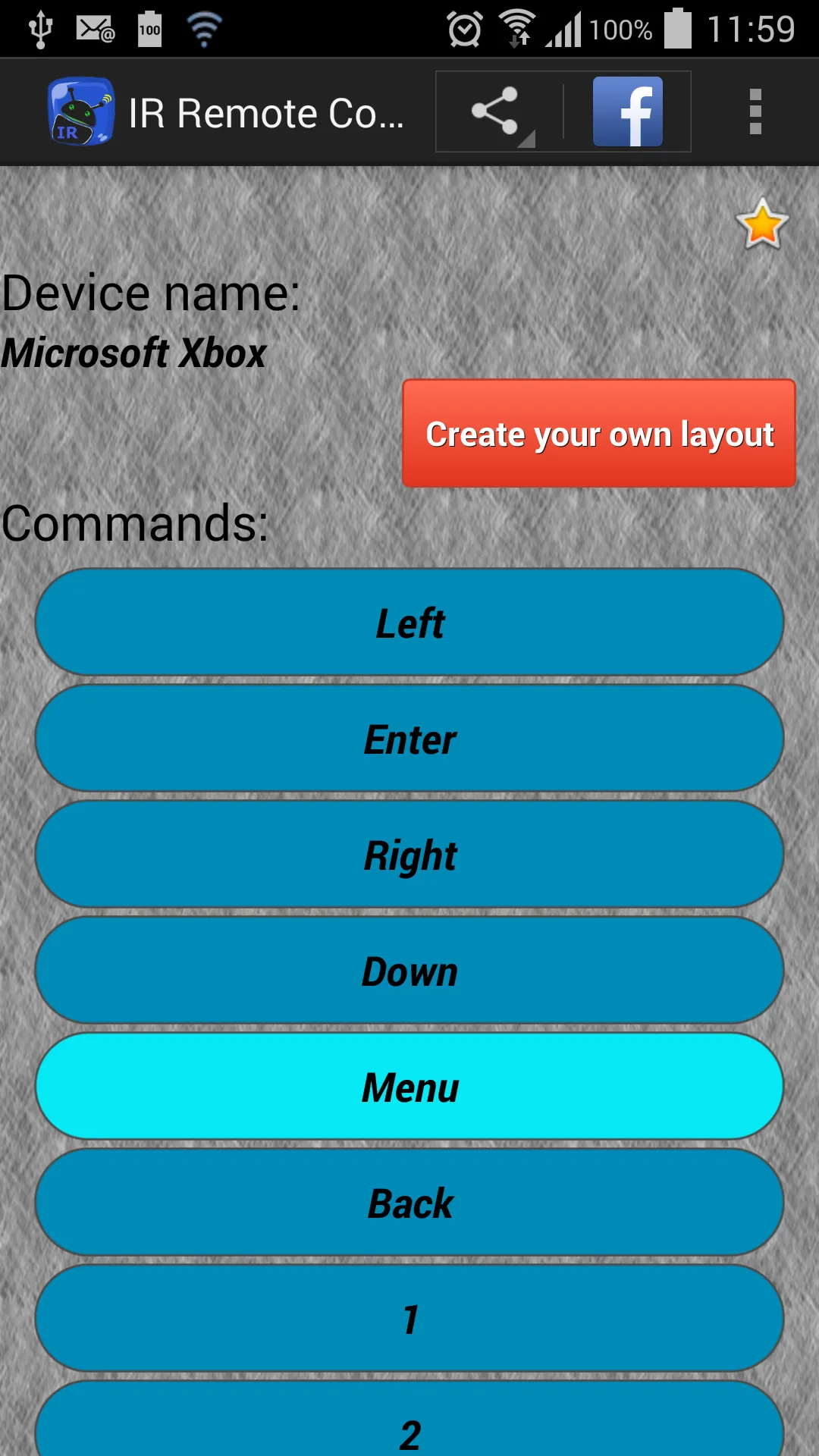 IR Remote Control | Indus Appstore | Screenshot