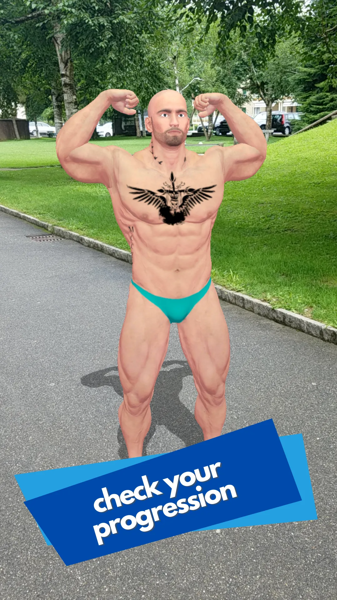 Iron Muscle AR bodybuilding | Indus Appstore | Screenshot