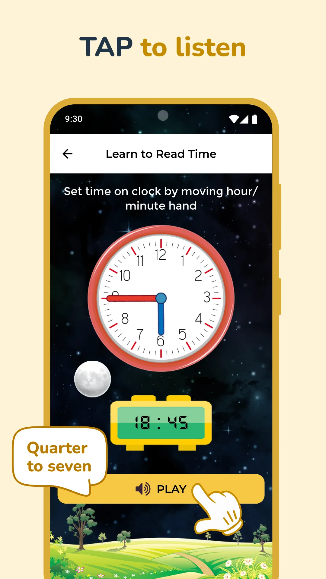 Kids Clock Learning | Indus Appstore | Screenshot