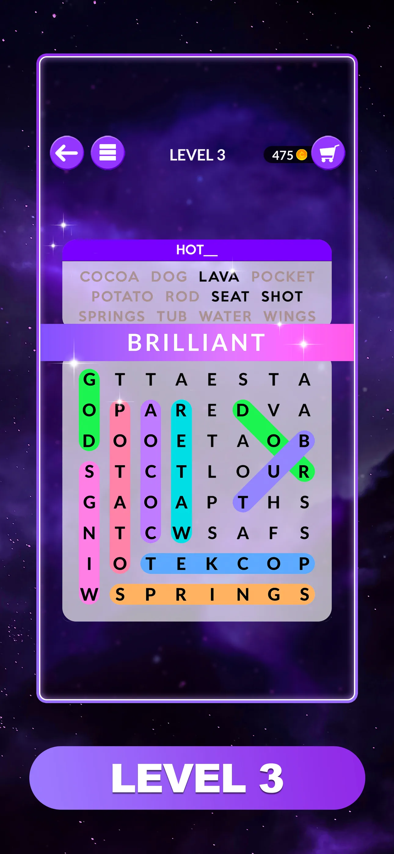 Wordscapes Search: Word Games | Indus Appstore | Screenshot