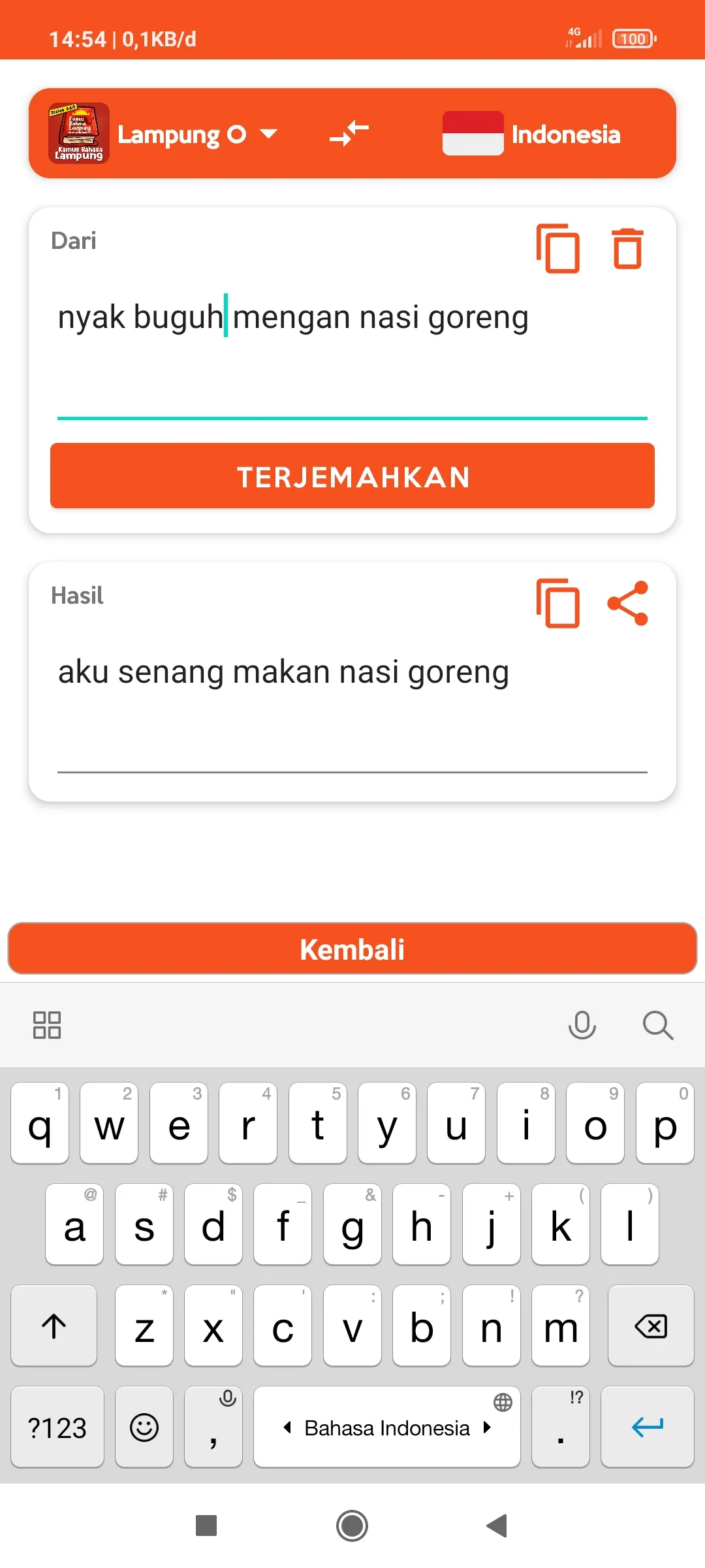 Kamus Bahasa Lampung | Indus Appstore | Screenshot