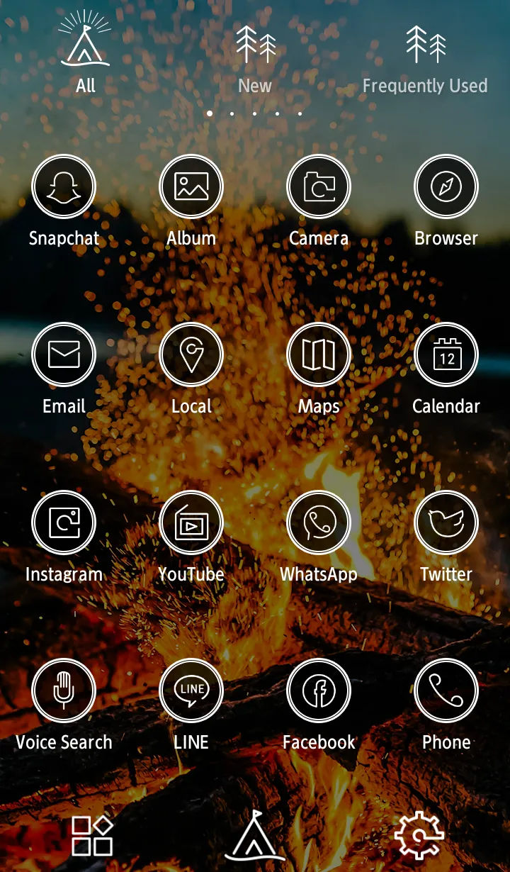 Bonfire Theme +HOME | Indus Appstore | Screenshot