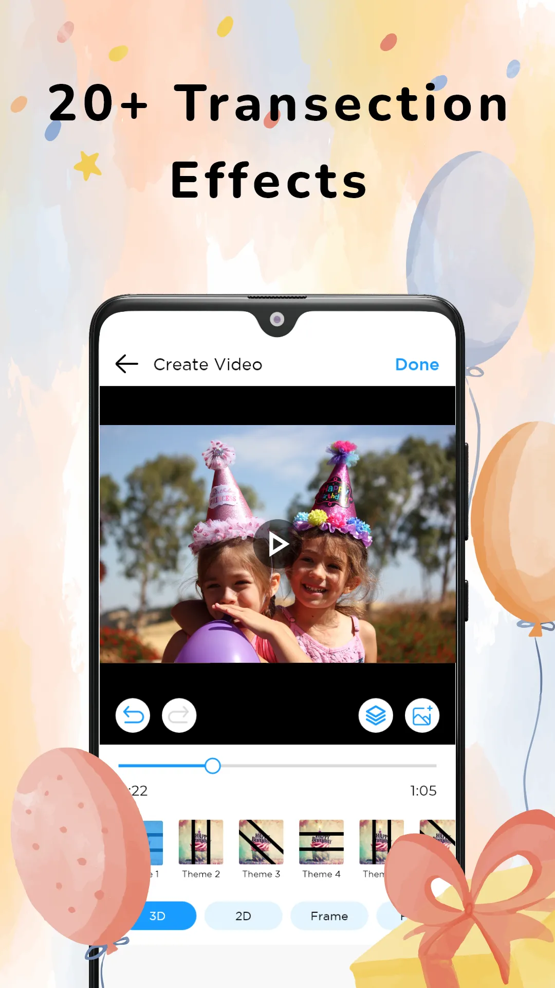 Birthday Video Maker & Music | Indus Appstore | Screenshot