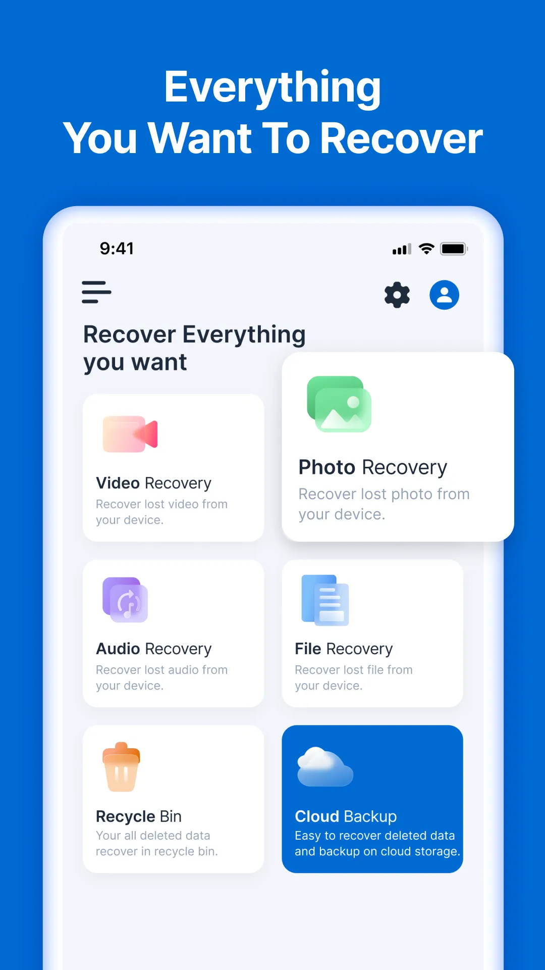 All Files Recovery & Backup | Indus Appstore | Screenshot