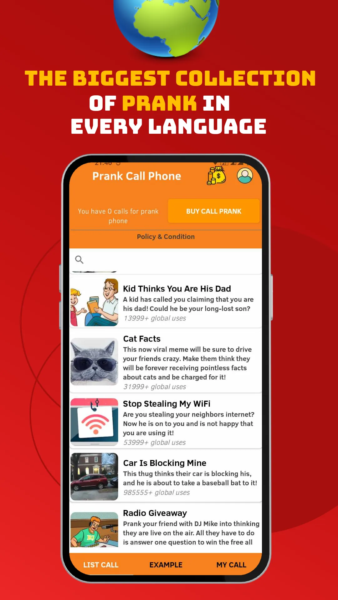 Jokes Calls - Prank Call App | Indus Appstore | Screenshot