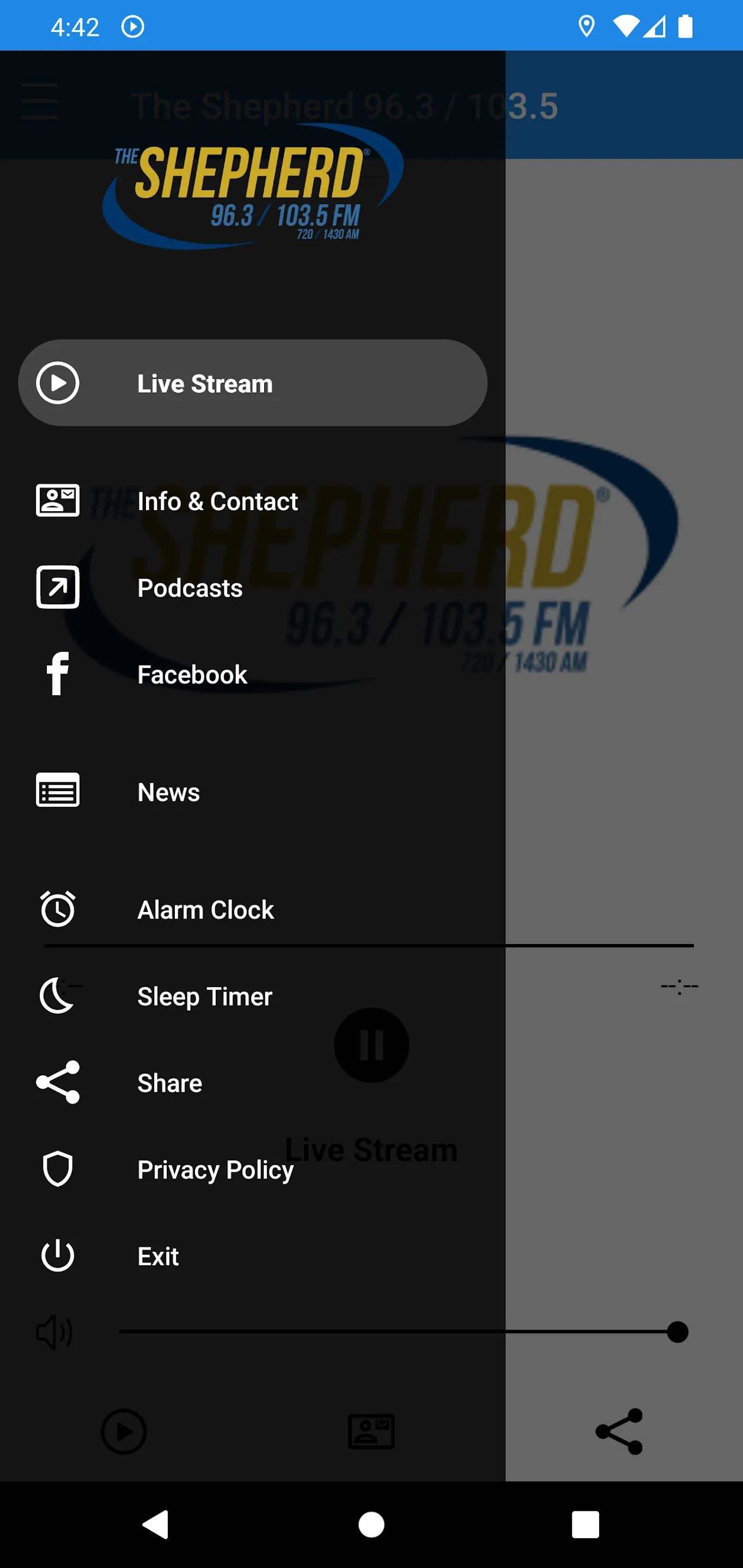 The Shepherd Radio | Indus Appstore | Screenshot