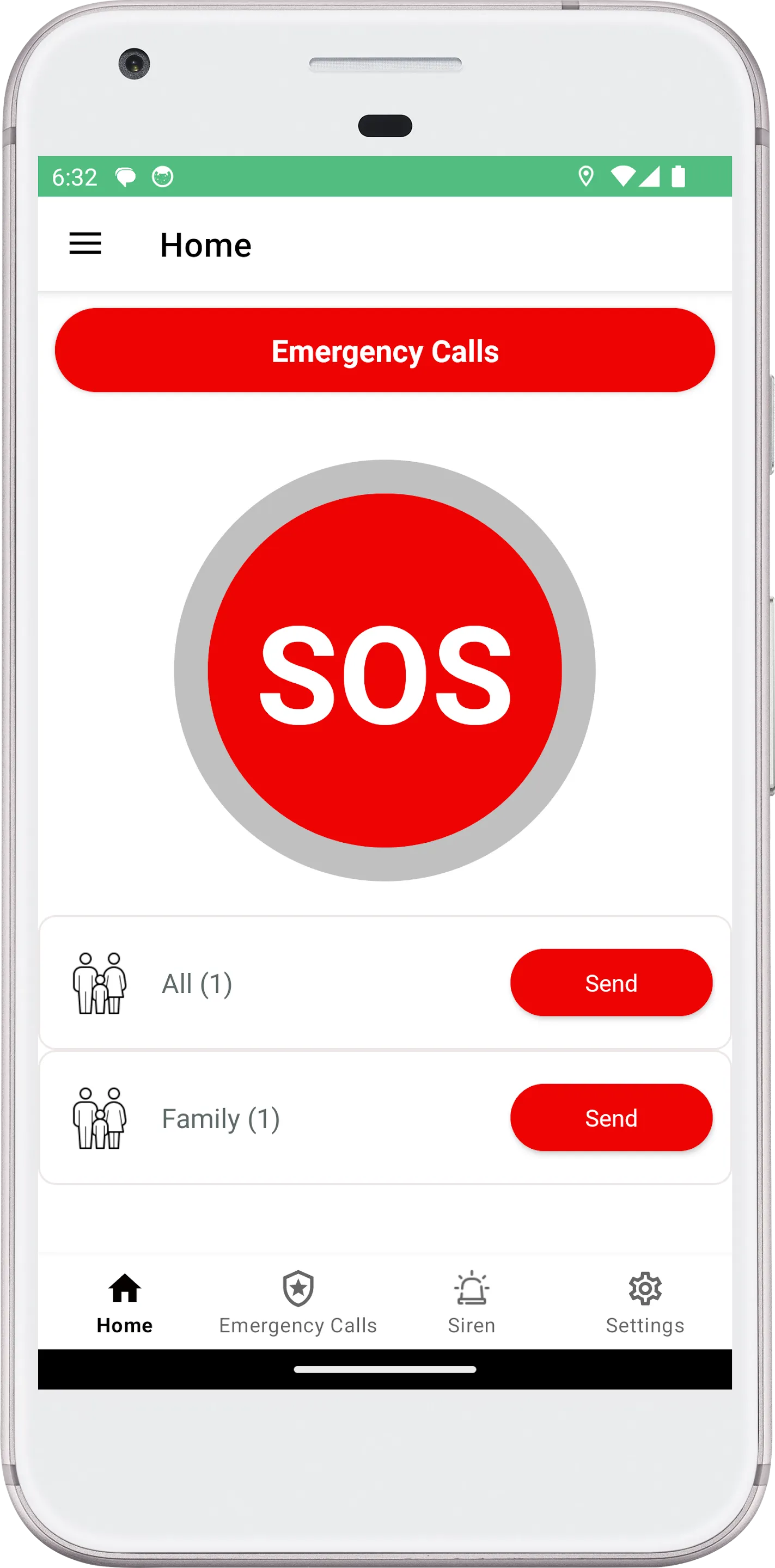 Group SOS Alert | Emergency | Indus Appstore | Screenshot