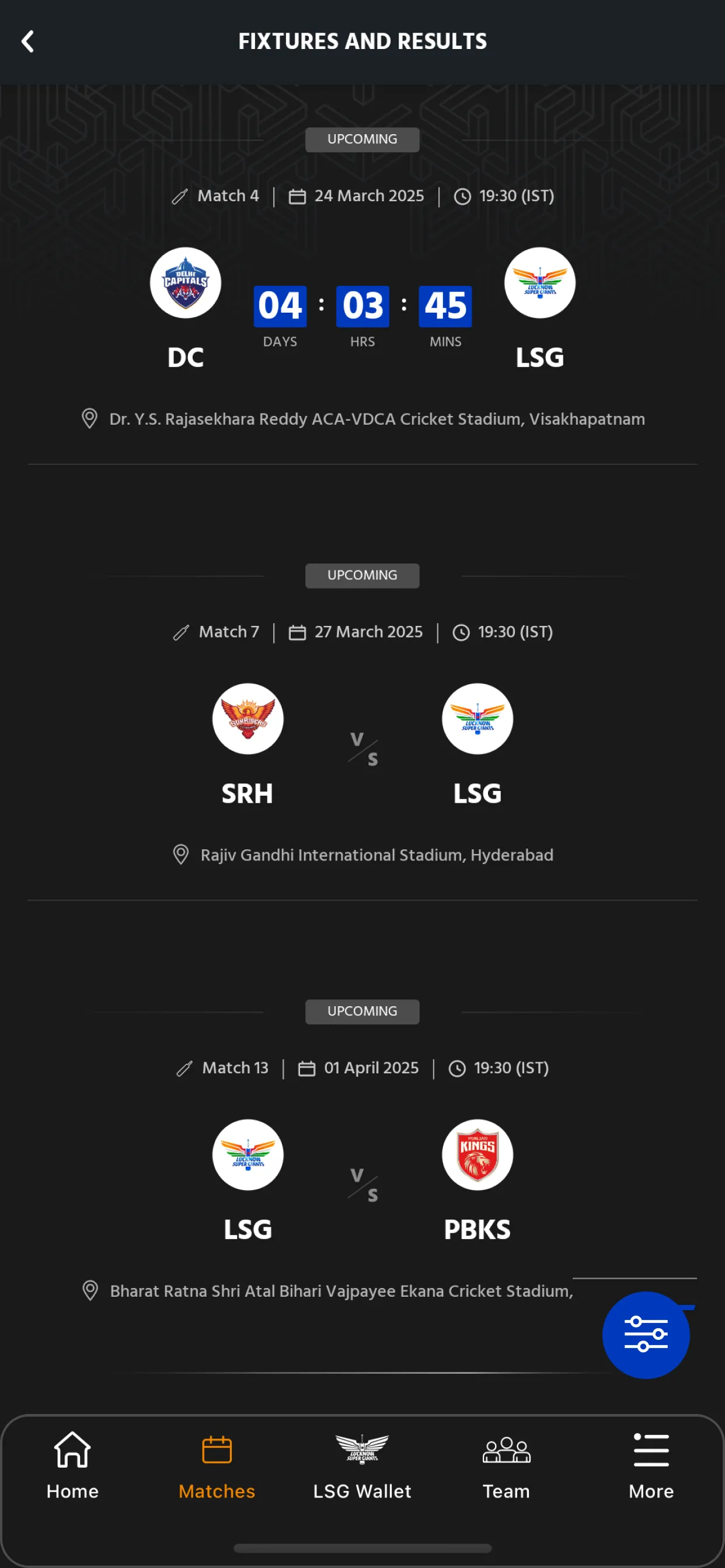 Lucknow Super Giants | Indus Appstore | Screenshot