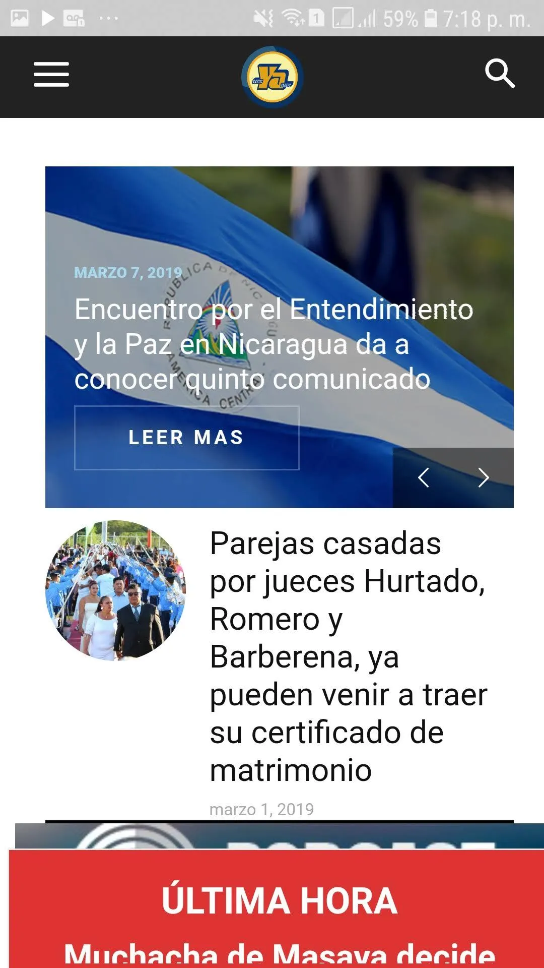 Nueva Radio Ya - Nicaragua | Indus Appstore | Screenshot