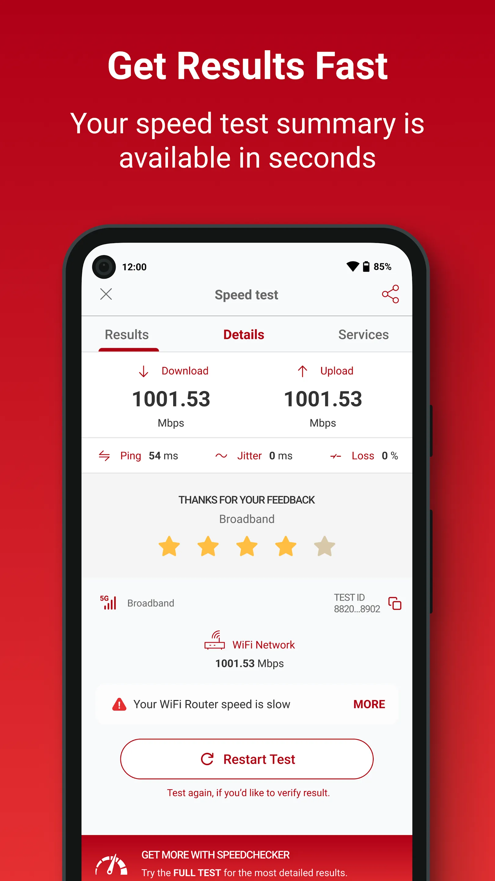 SpeedChecker Speed Test | Indus Appstore | Screenshot