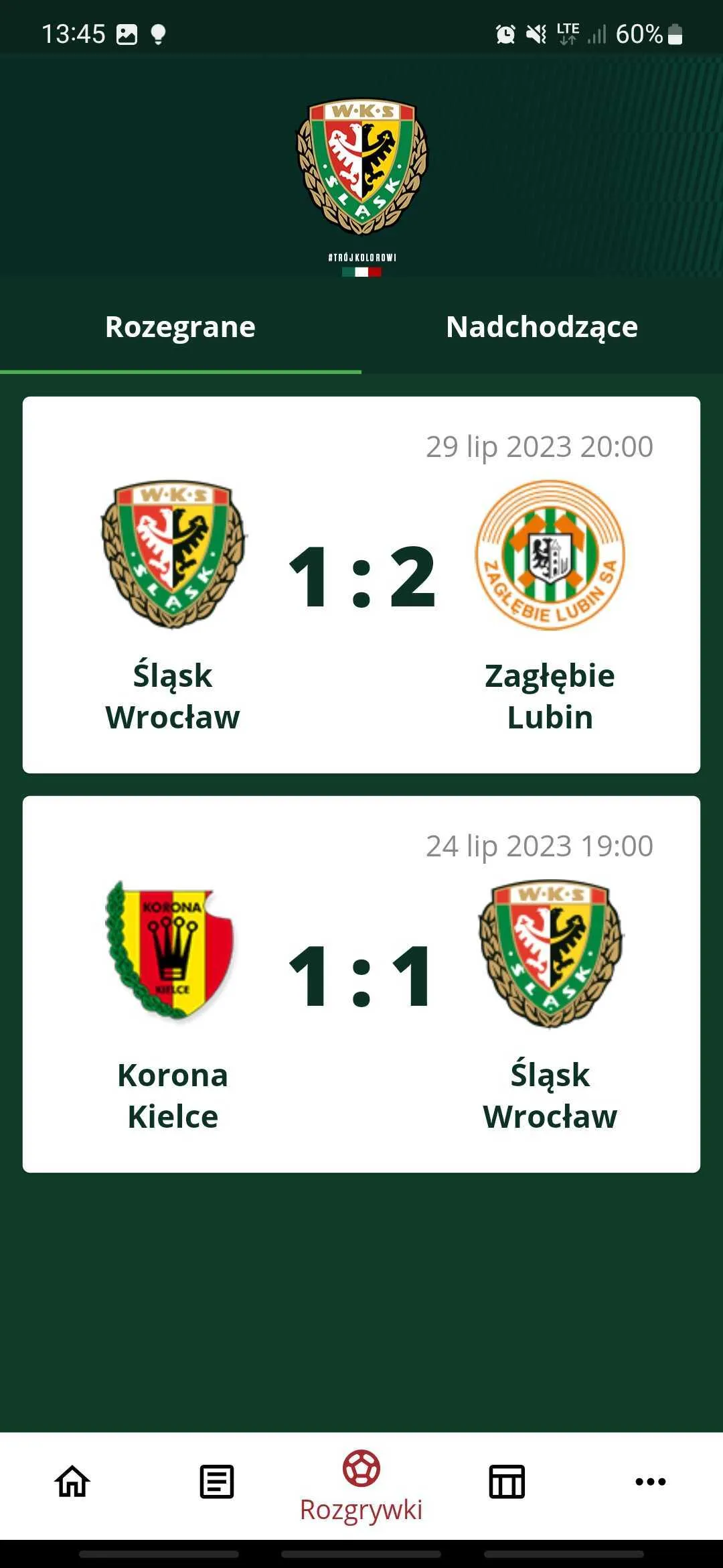 WKS Śląsk Wrocław | Indus Appstore | Screenshot