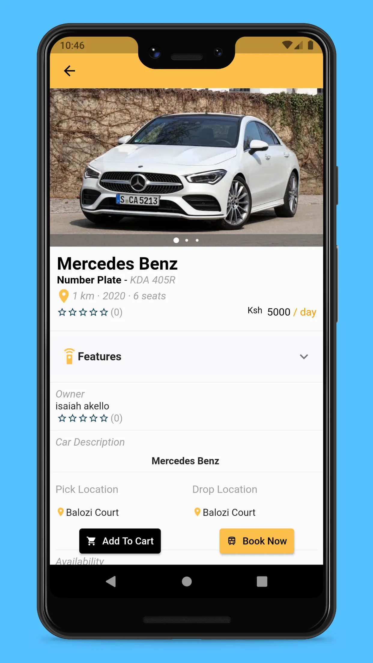 M-gari | Rent a car | Indus Appstore | Screenshot