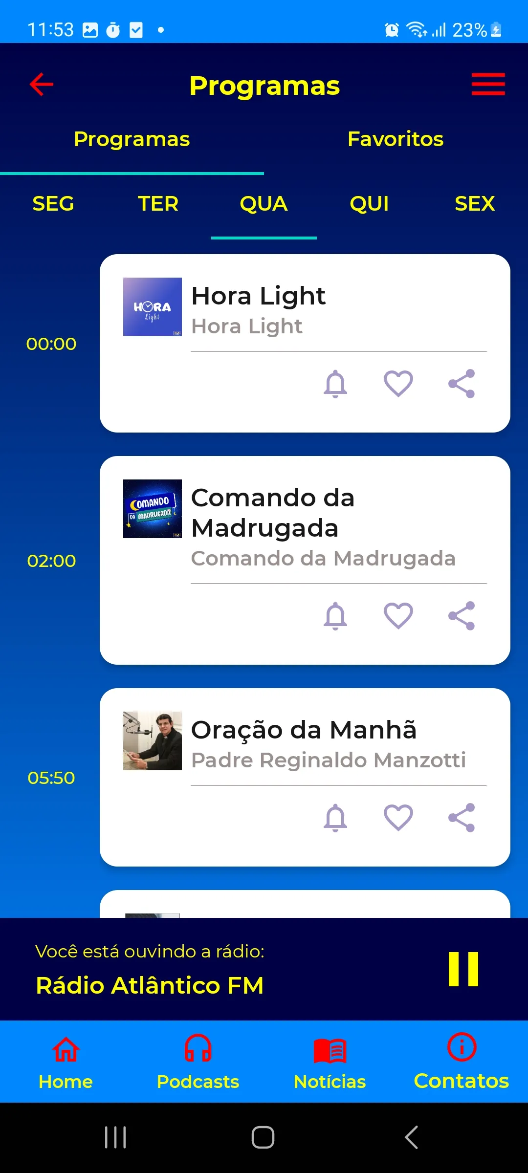 Atlântico FM | Indus Appstore | Screenshot