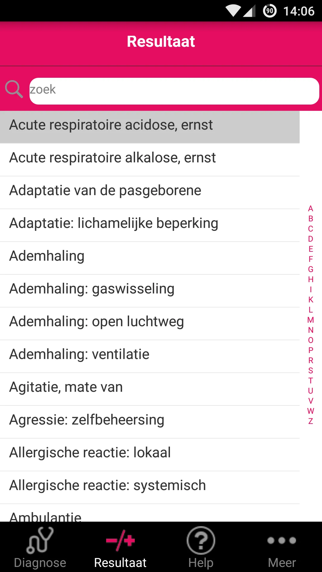 Verpleegkundige zorgresultaten | Indus Appstore | Screenshot