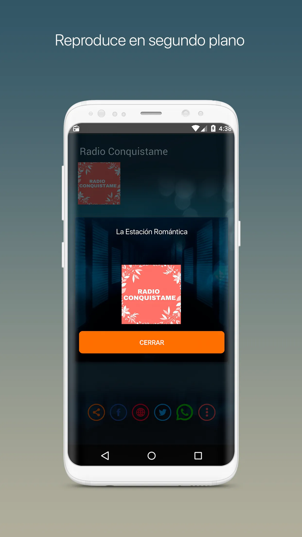 Radio Conquistame | Indus Appstore | Screenshot