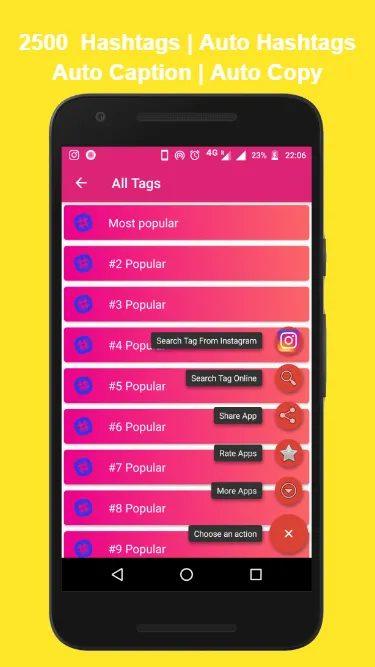 HashTags for Instagram Faceboo | Indus Appstore | Screenshot