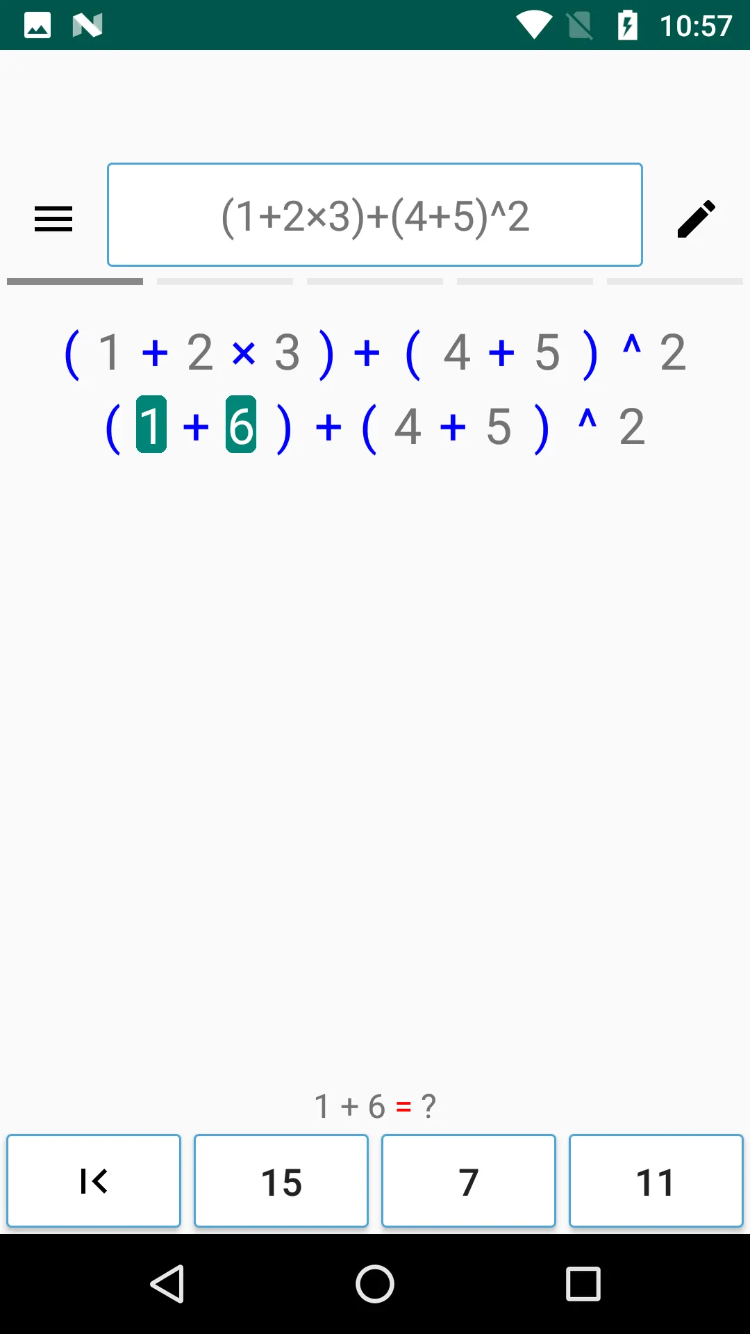 Math (Order of Operations) Ste | Indus Appstore | Screenshot