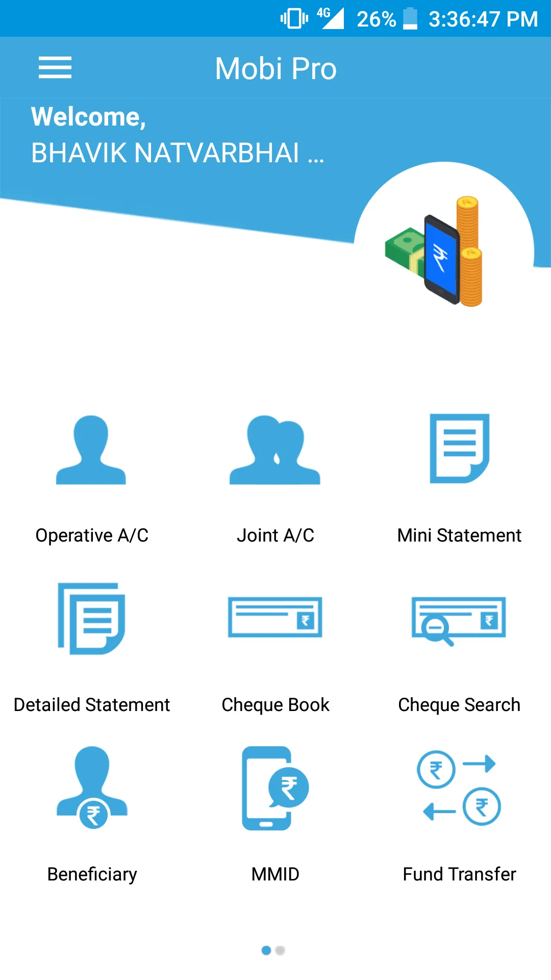 The Vijay Co-Operative Bank | Indus Appstore | Screenshot