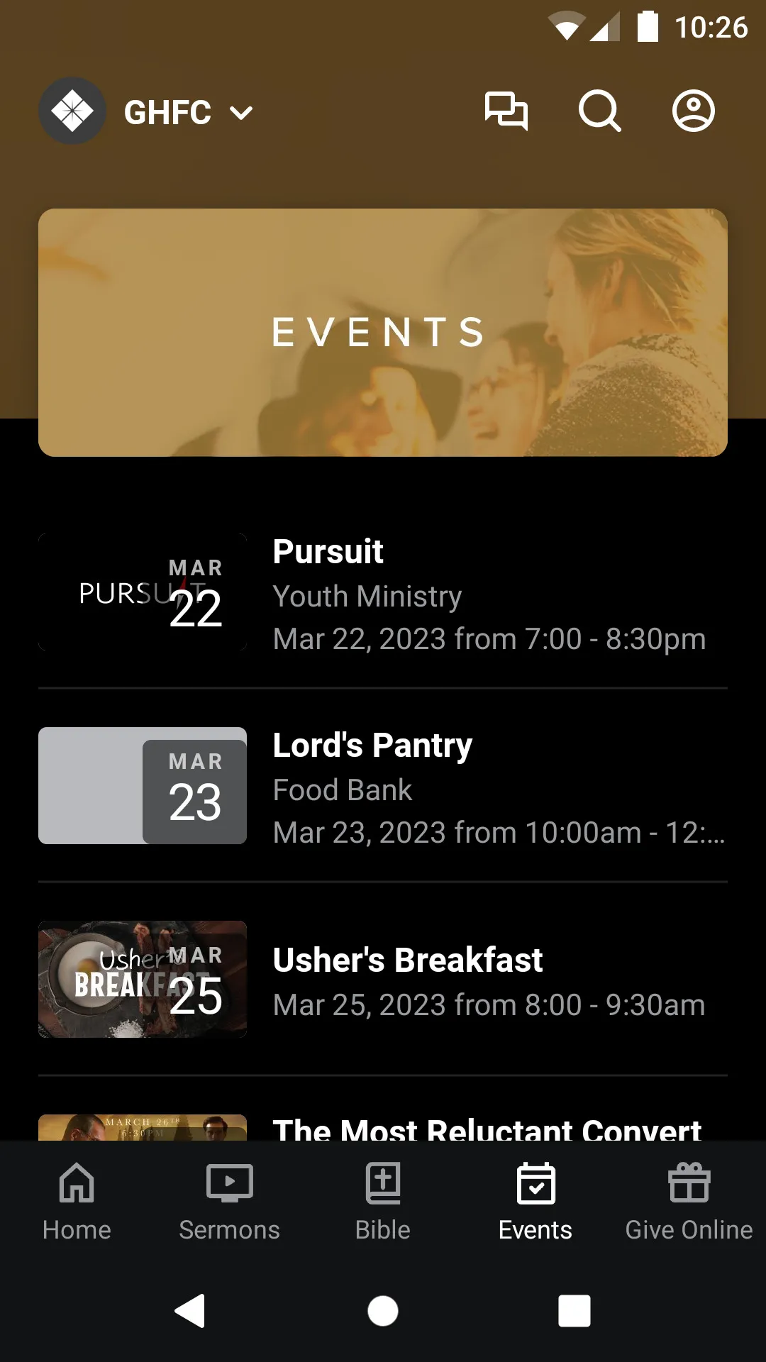 Grays Harbor Foursquare Church | Indus Appstore | Screenshot