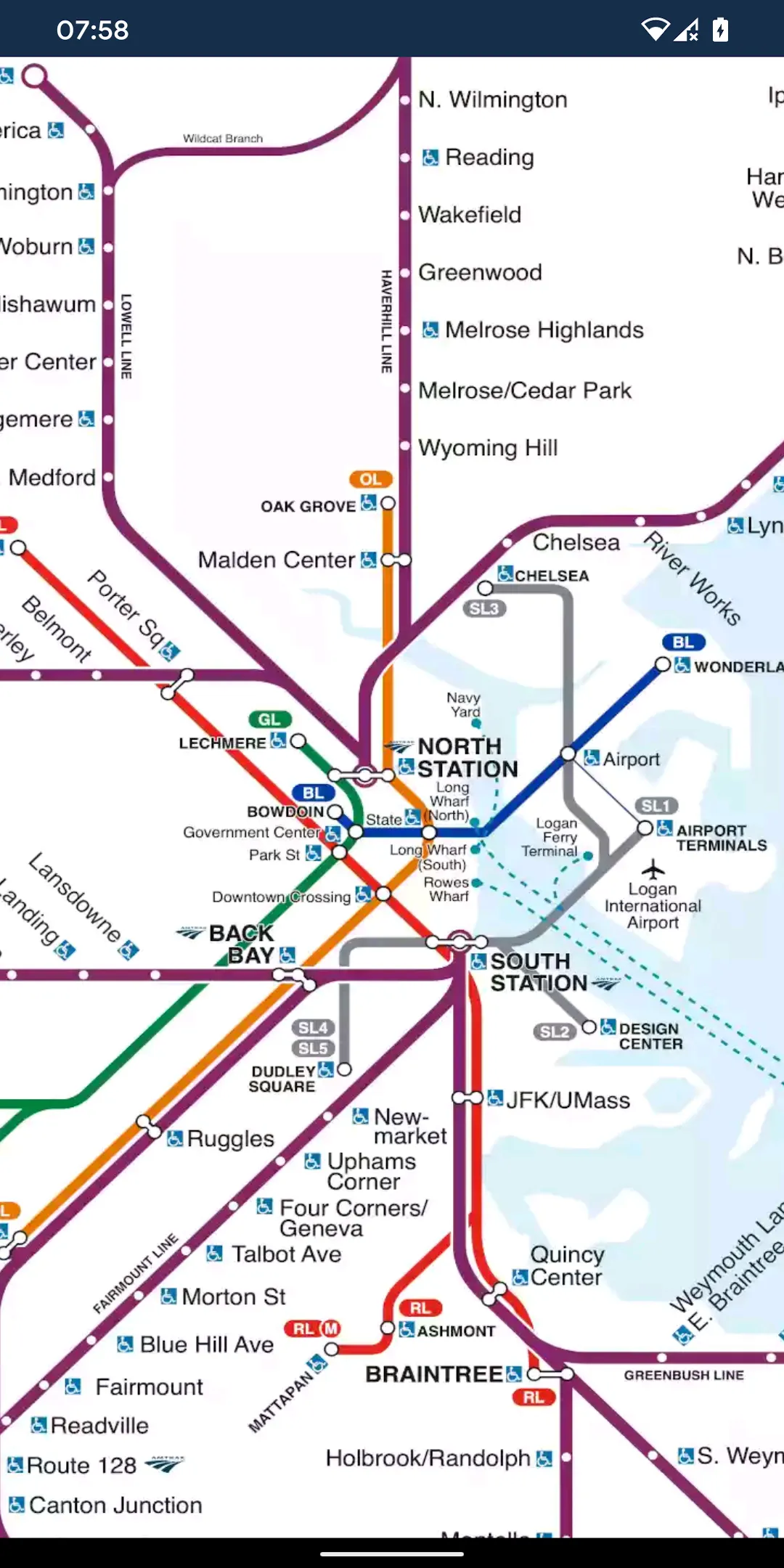 Boston Subway Map (Offline) | Indus Appstore | Screenshot