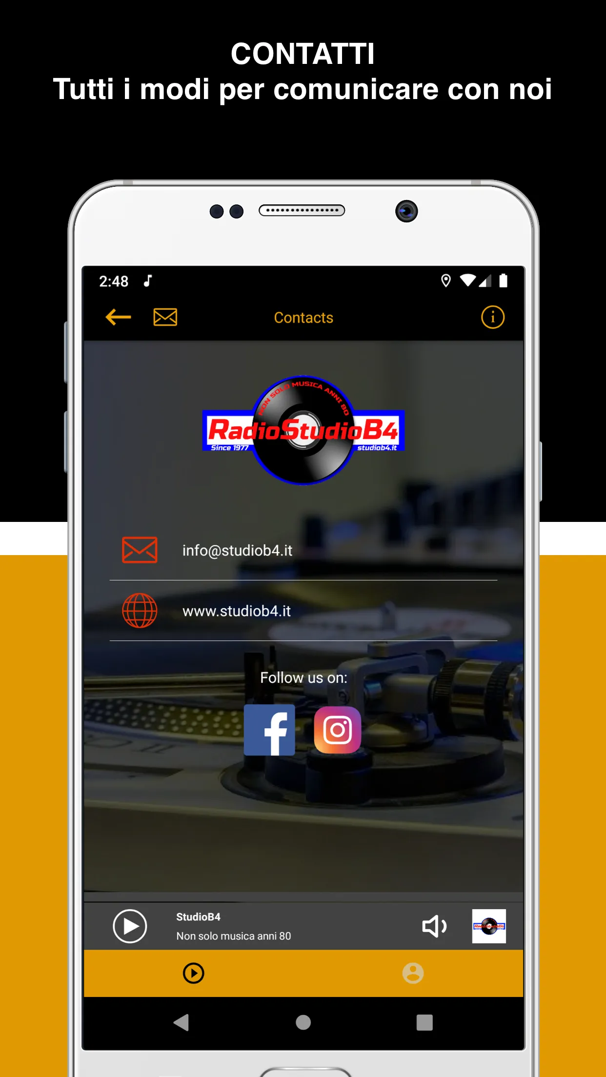 Radio StudioB4 | Indus Appstore | Screenshot