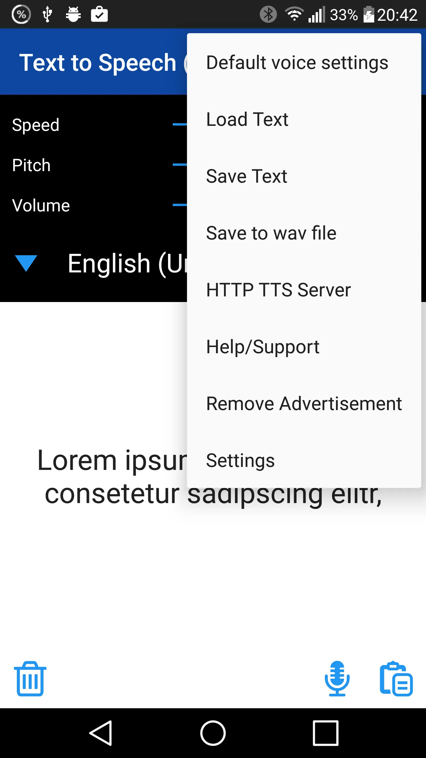 Text to Speech (TTS) | Indus Appstore | Screenshot