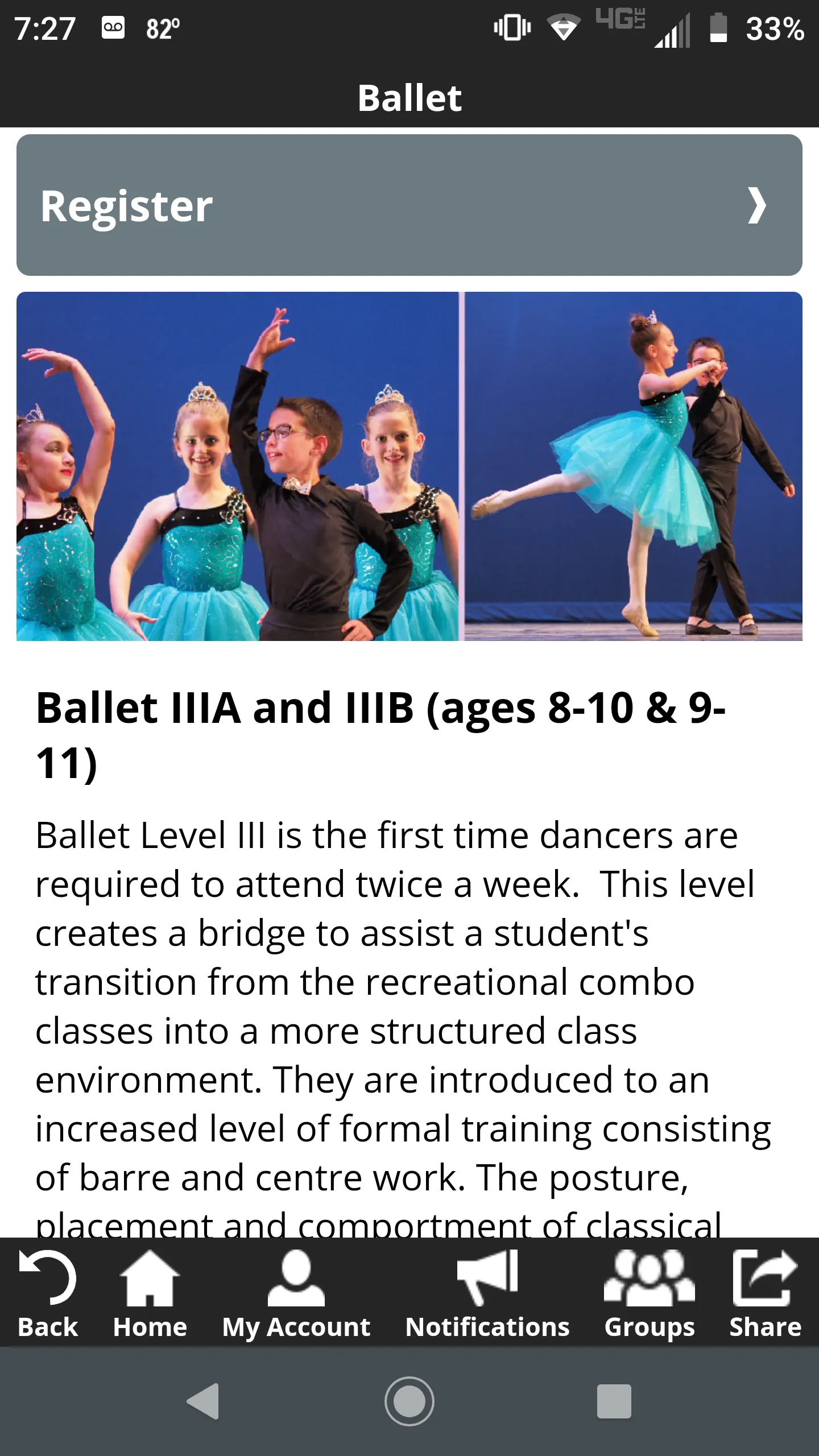 Denton Dance Conservatory | Indus Appstore | Screenshot