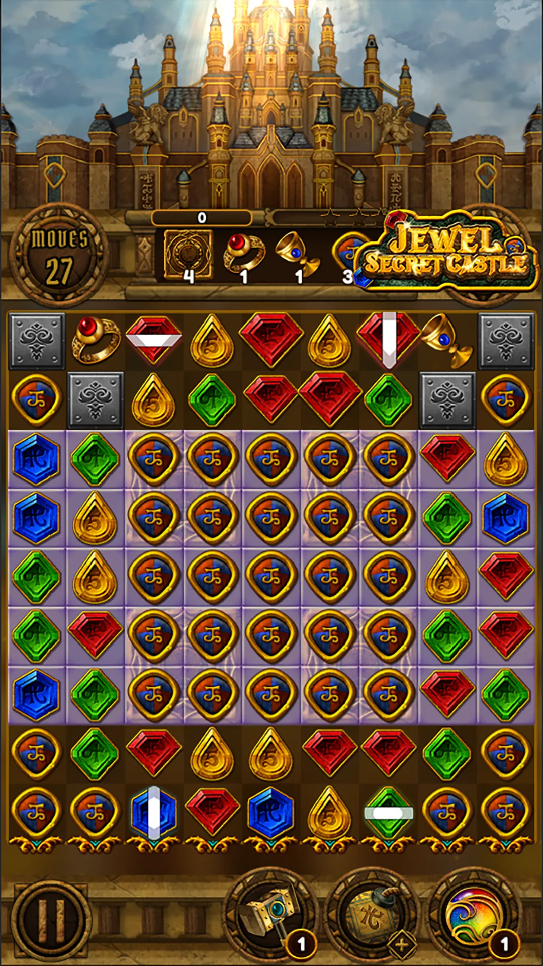 Jewel Secret Castle: Match 3 | Indus Appstore | Screenshot