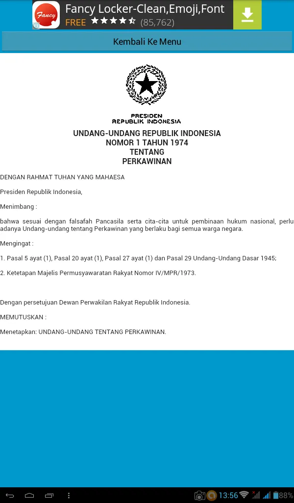 Undang-Undang Perkawinan | Indus Appstore | Screenshot