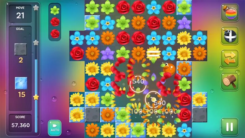 Flower Match Puzzle | Indus Appstore | Screenshot