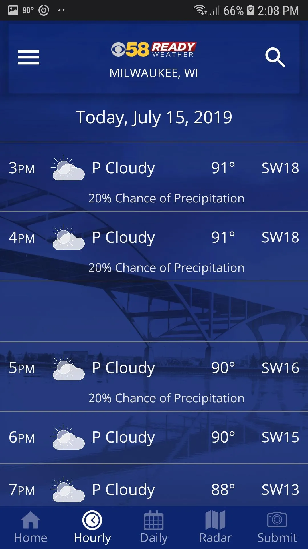 CBS 58 Ready Weather | Indus Appstore | Screenshot