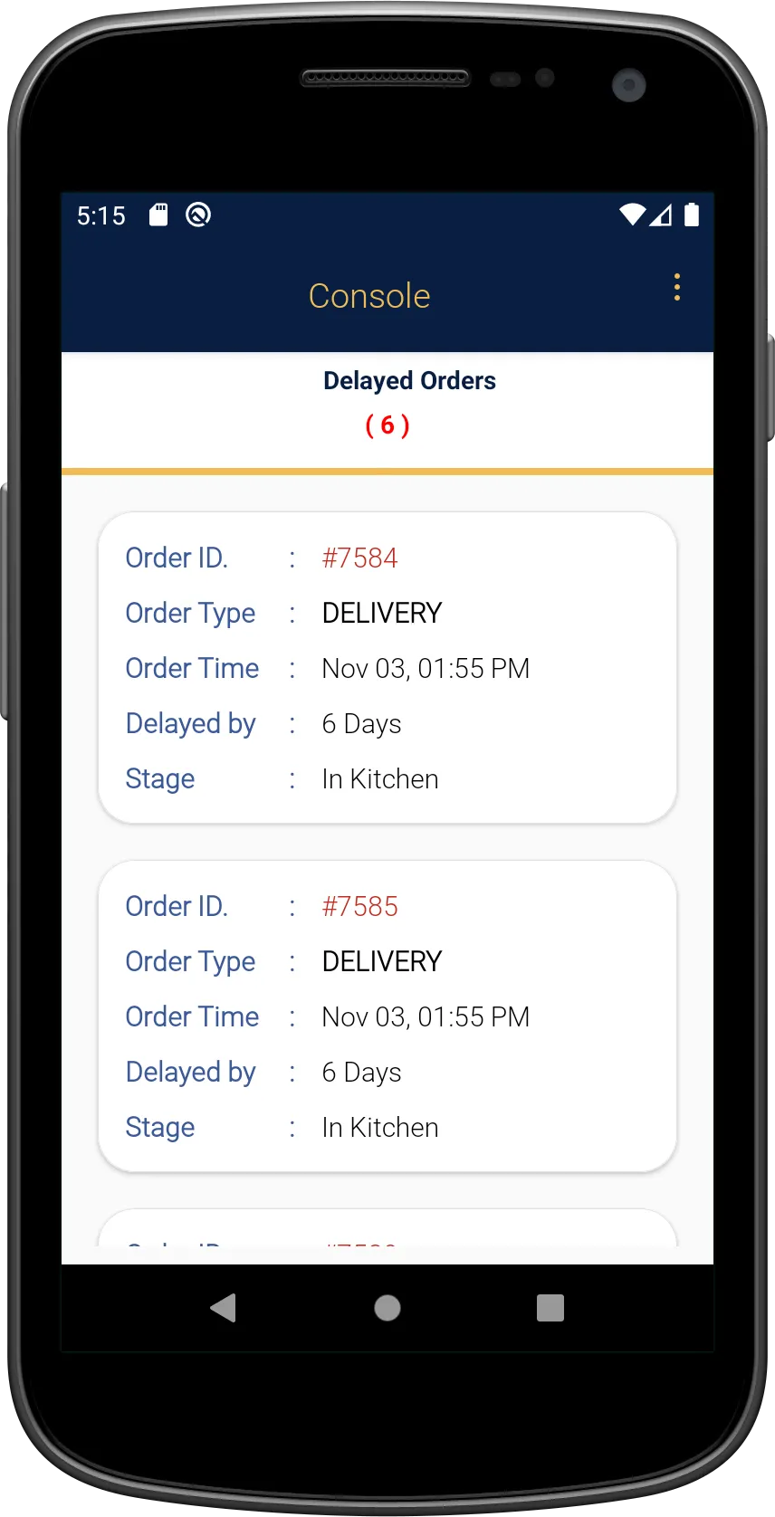 VServe Delivery & Takeaway | Indus Appstore | Screenshot